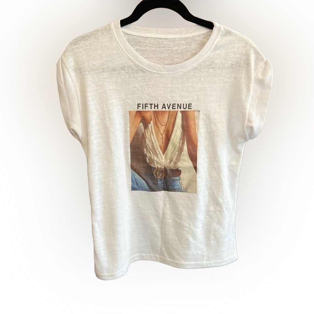 Fifth Avenue Graphic‎ Tee lightweight breathable